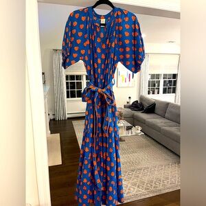 Printfresh! Size XS, has pockets and belt!! Gorgeous colors!